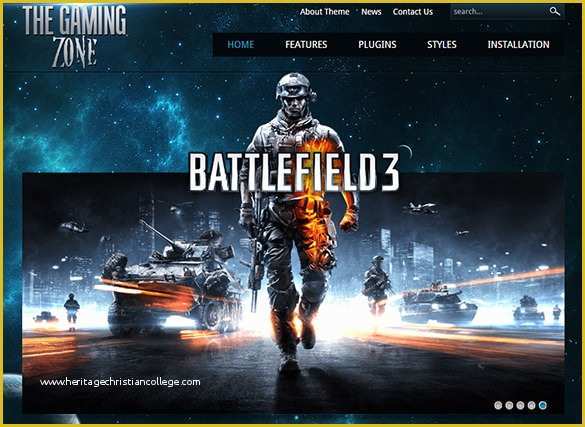 Gaming Website Template HTML5 Free Of 13 Gaming HTML themes & Templates