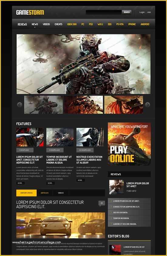 Gaming Website Template HTML5 Free Of 25 Best Gaming Website Templates 2018 Freshdesignweb