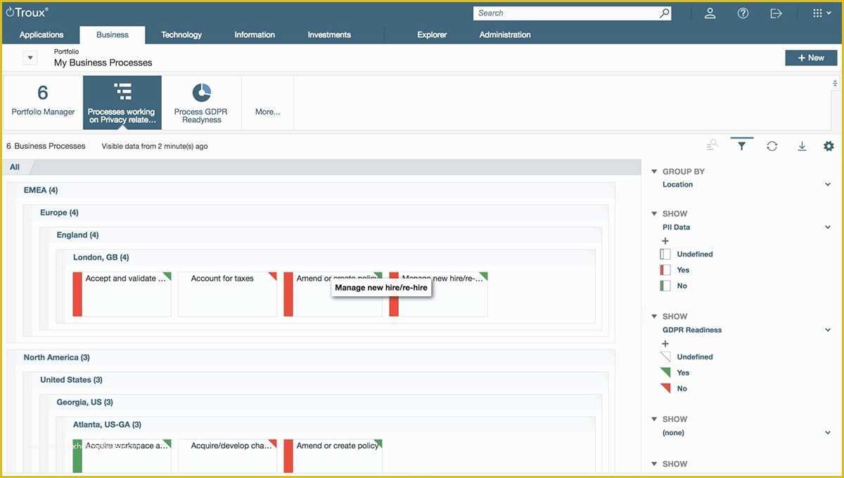 Gdpr Data Mapping Template Free Of Gdpr Pliance Planview