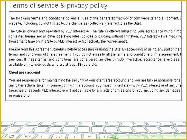 Gdpr Privacy Policy Template Free Of Pany Privacy Policy Template Receipt Slip Voucher