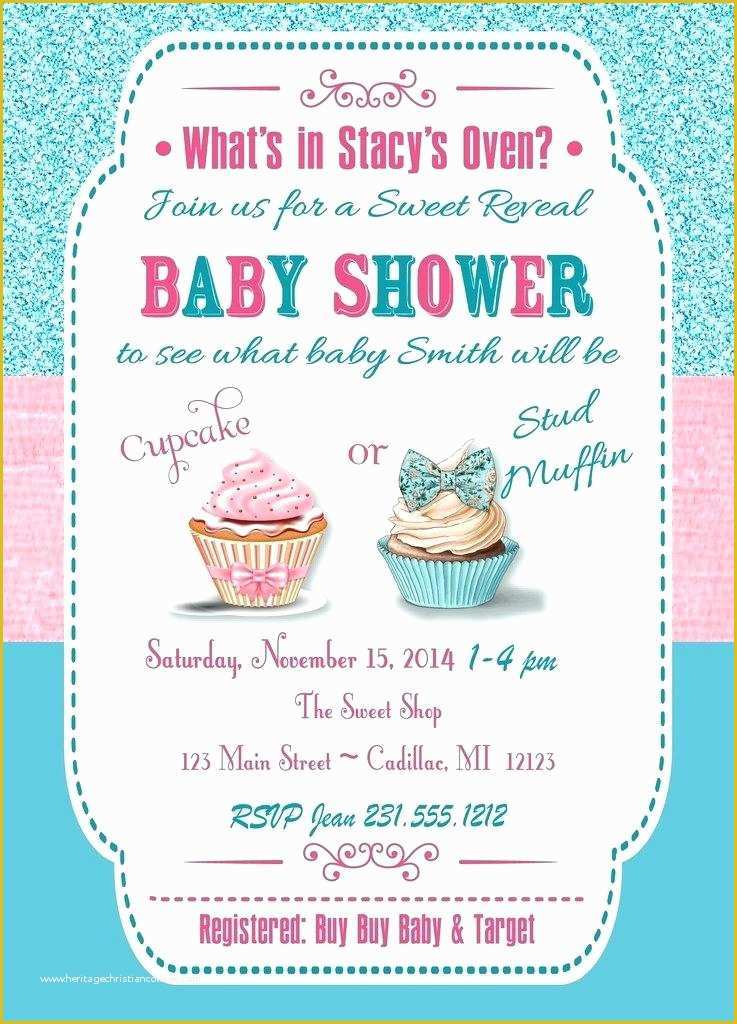 Gender Reveal Party Invitations Free Template Of Gender Reveal Party Invitations Printable Portrait Simple