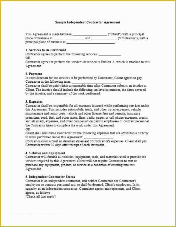 General Contractor Contract Template Free Of 10 Awesome Collection Of Work for Hire Agreement Templates