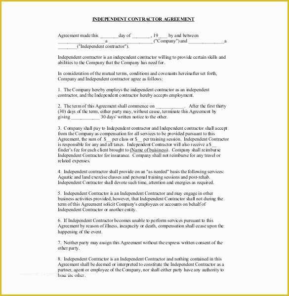 53 General Contractor Contract Template Free