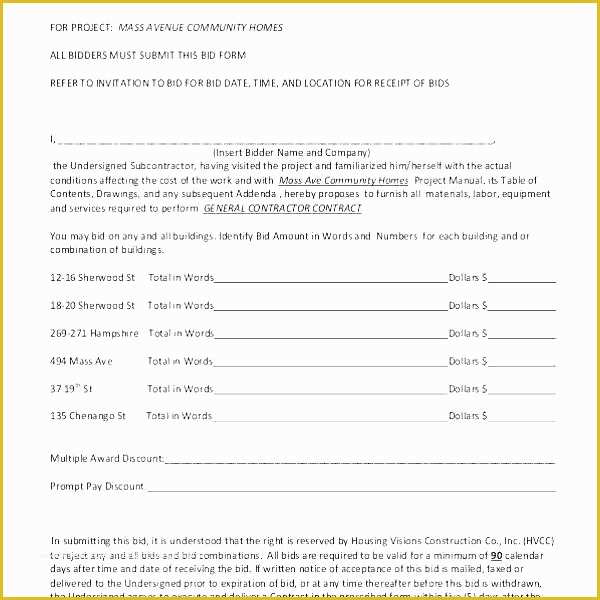 General Contractor Contract Template Free Of General Contract Template General Contractor Contracts