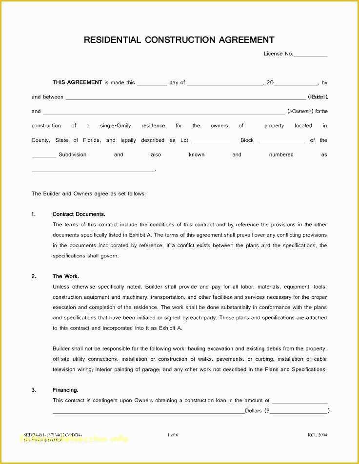 General Contractor Contract Template Free Of General Contractor Contract Template – Insuremart