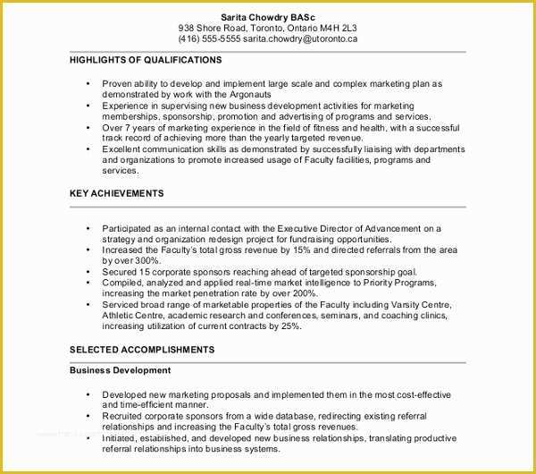 General Resume Template Free Of 10 General Resume Templates Pdf Doc