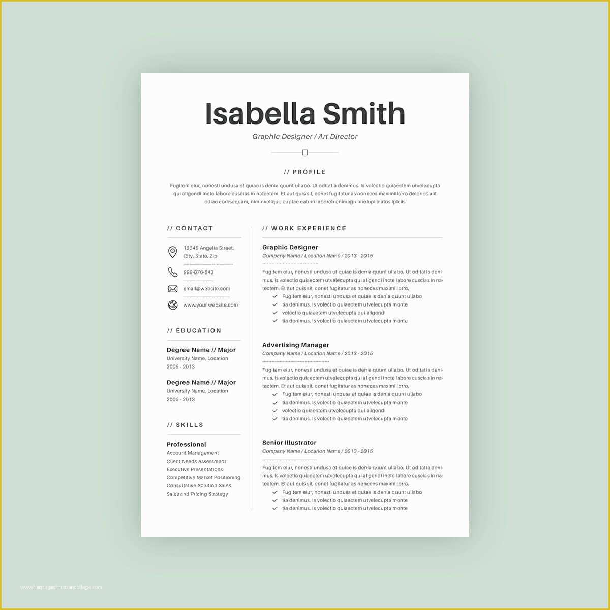 General Resume Template Free Of Basic Resume Templates 15 Examples to Download & Use now