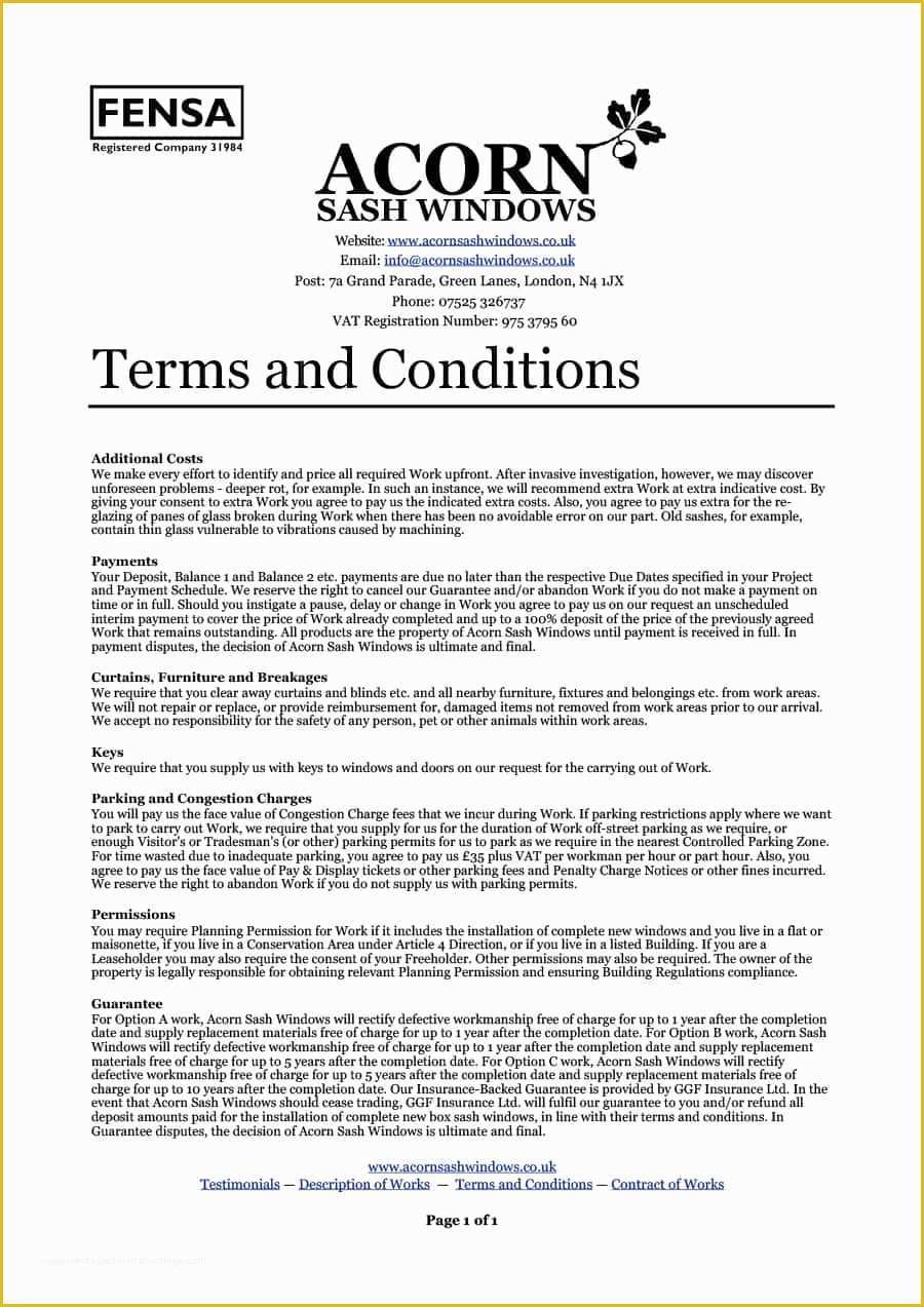 General Terms and Conditions Template Free Of 40 Free Terms and Conditions Templates for Any Website