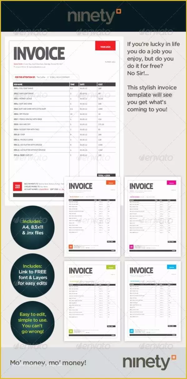 Generic Invoice Template Free Of 38 Invoice Templates Psd Docx Indd Free Download