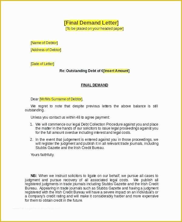 Get Out Of Debt Free Template Letters Of Delinquent Rent Letters