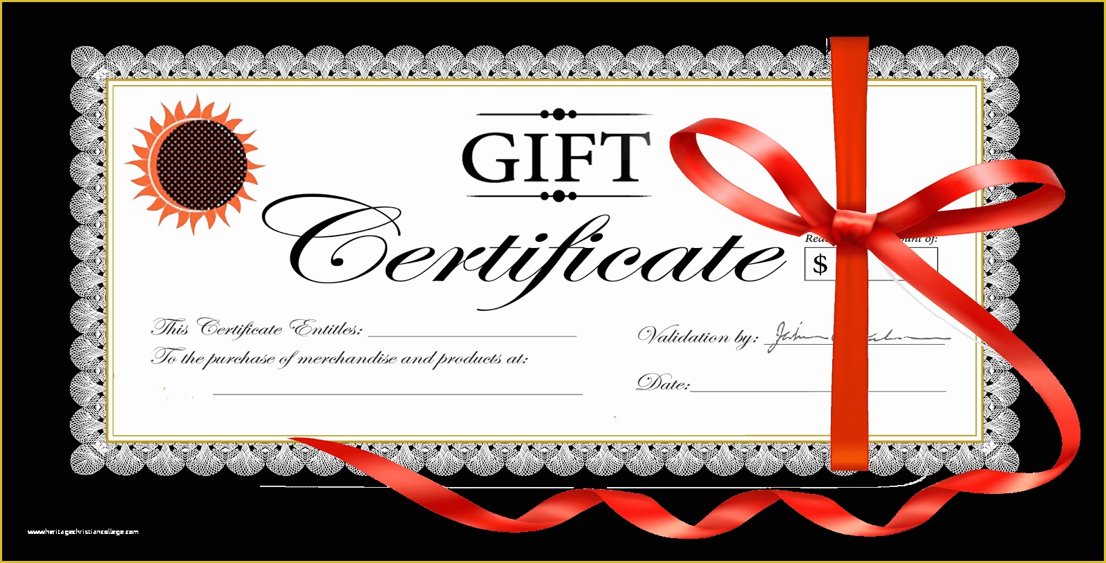 Free Gift Certificate Template With Logo