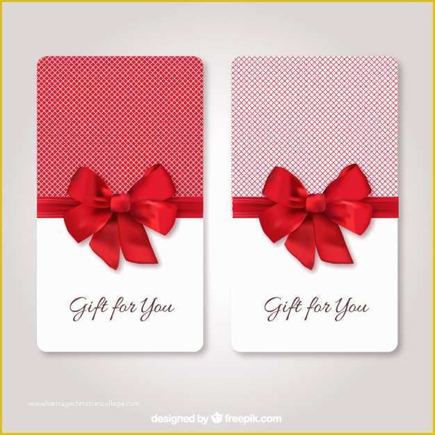 Gift Card Template Free Of Gift Cards Template Vector