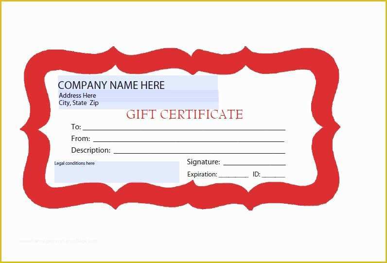 Gift Certificate Template Free Download Of 41 Free Gift Certificate Templates Free Template Downloads