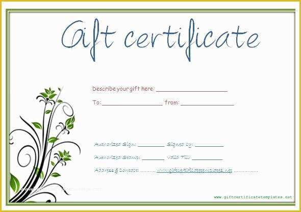 Gift Certificate Template Free Download Of Download Gift Certificate Template for Free Tidytemplates