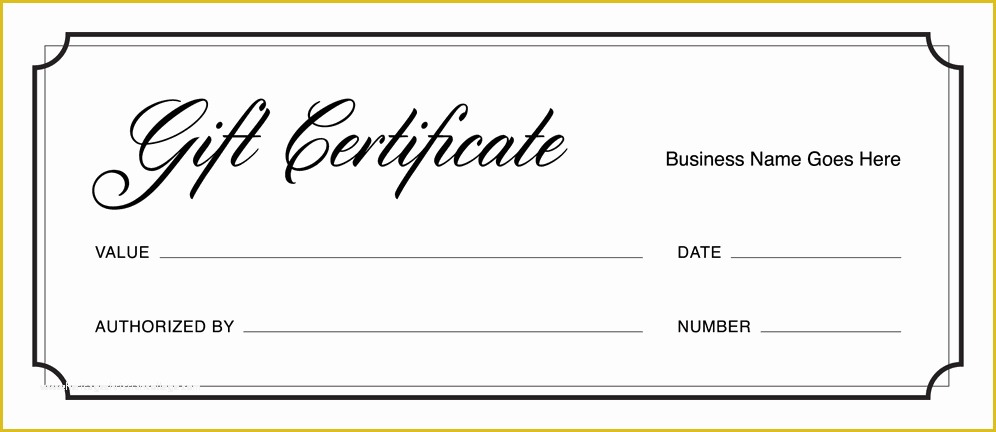 Gift Certificate Template Free Download Of Gift Certificate Templates Download Free Gift