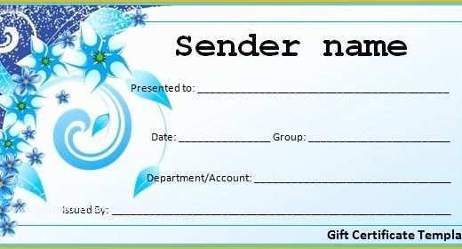 Gift Certificate Template Free Download Of Gift Certificate Templates