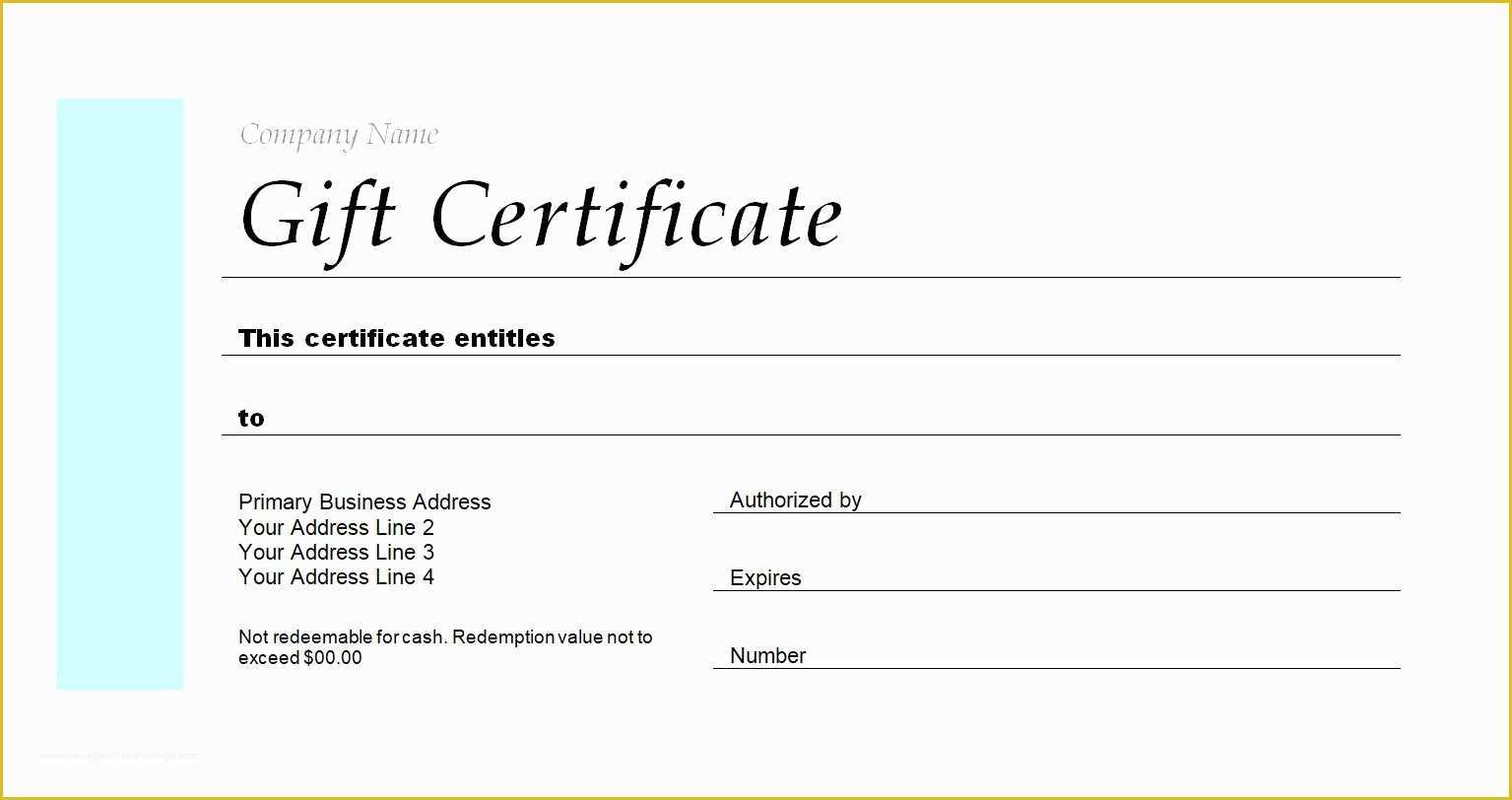 Gift Certificate Template Free Of 173 Free Gift Certificate Templates You Can Customize