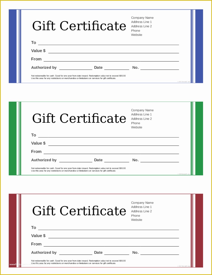 Gift Certificate Template Free Of 2018 Gift Certificate Form Fillable 