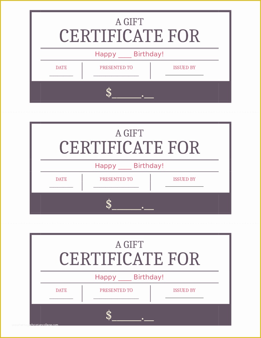 Gift Certificate Template Free Of 2018 Gift Certificate form Fillable Printable Pdf