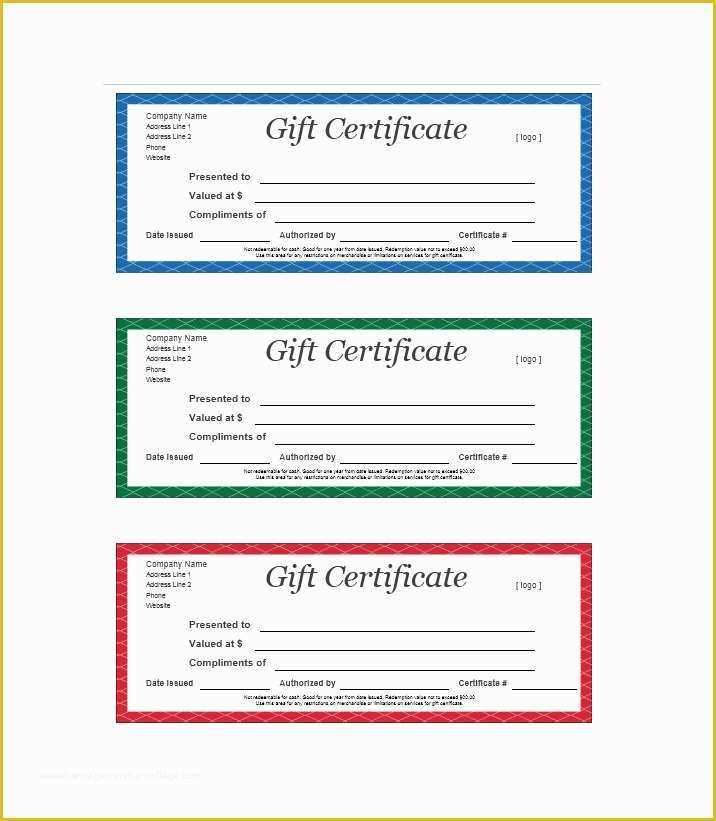 Gift Certificate Template Free Of 41 Free Gift Certificate Templates Free Template Downloads