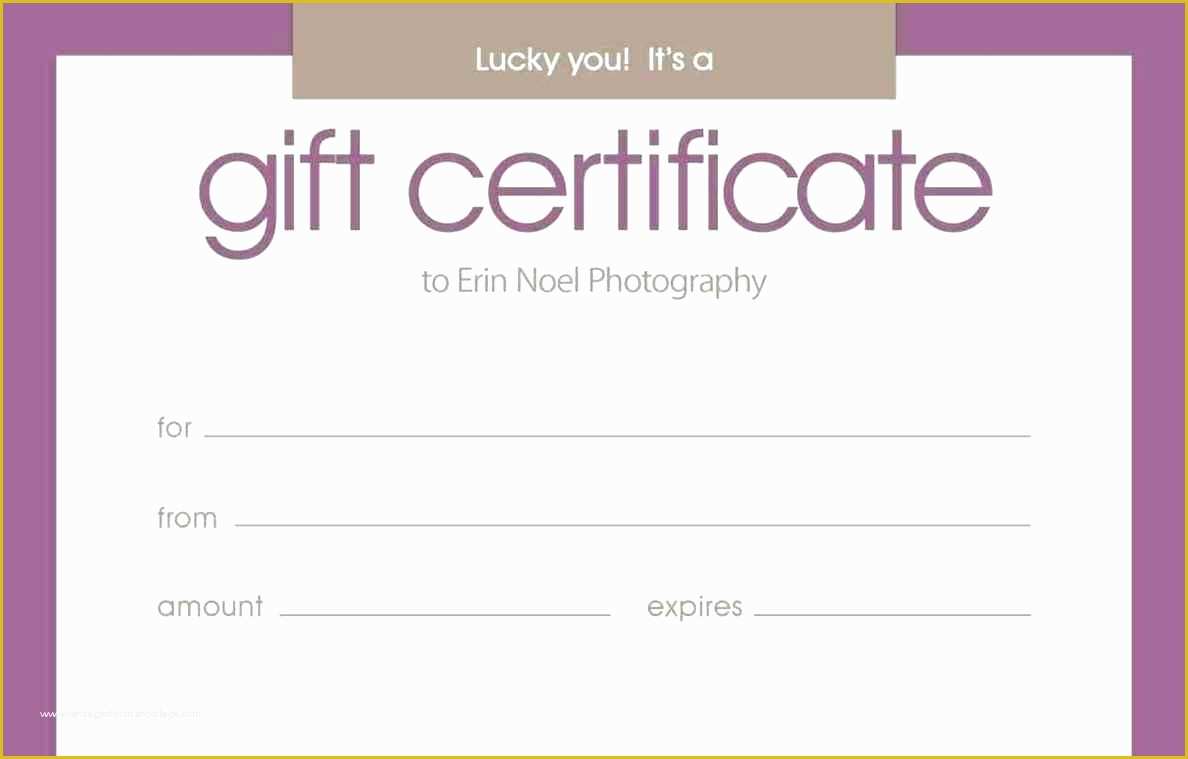 Gift Certificate Template Free Of Blank Gift Certificate Template Mughals