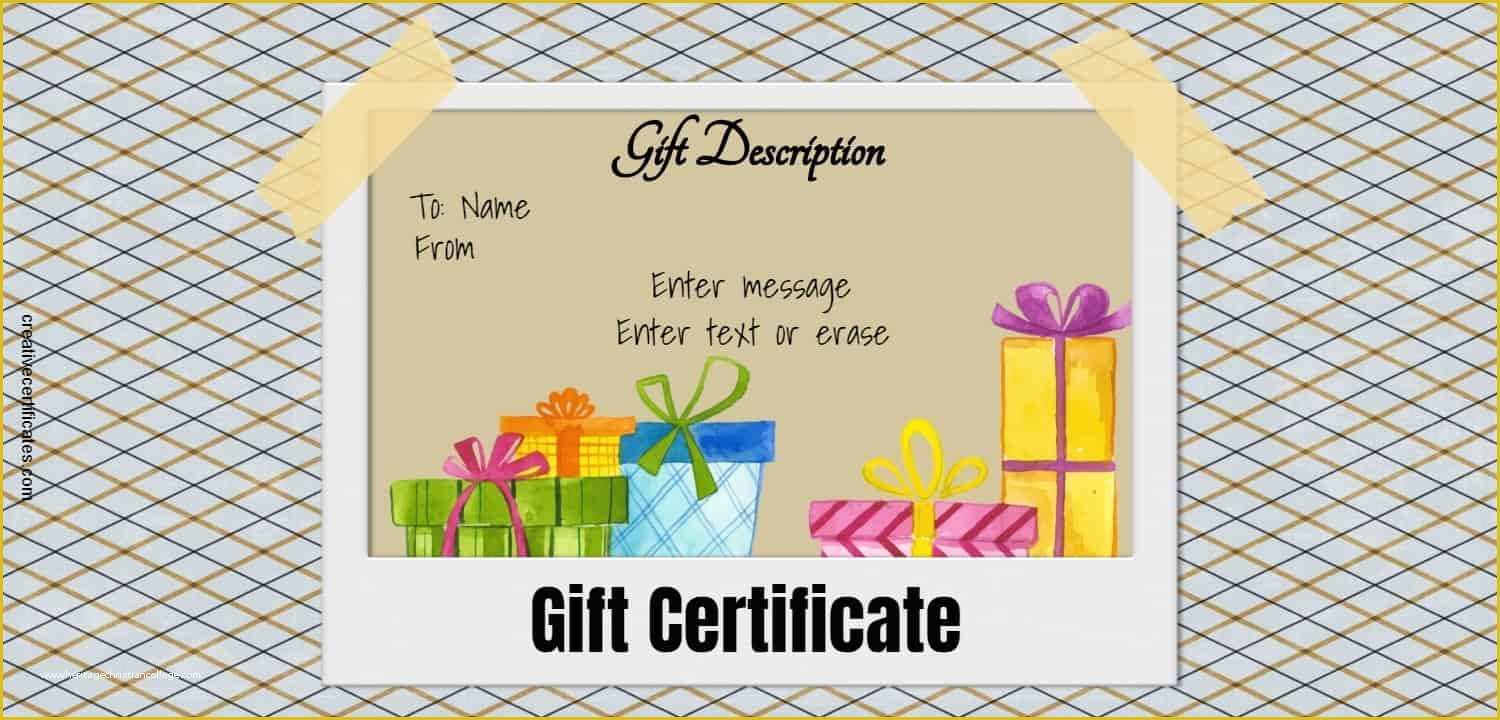Gift Certificate Template Free Of Free Gift Certificate Template 50 Designs