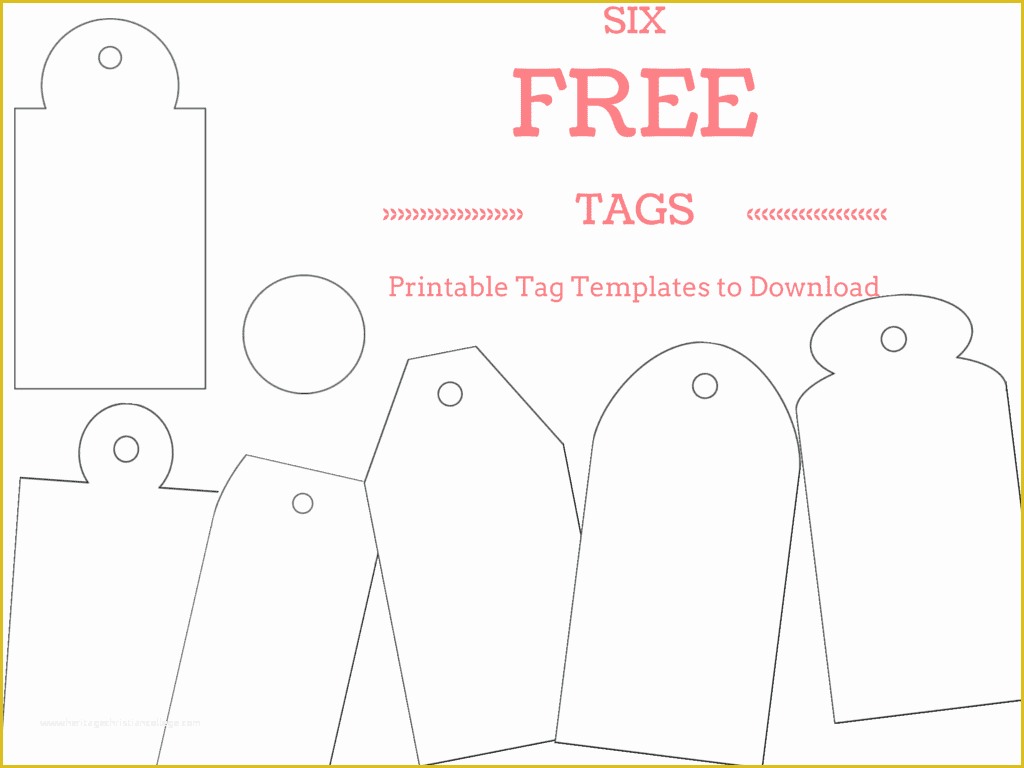 Gift Tag Template Free Of 6 Free Printable Gift Tag Templates