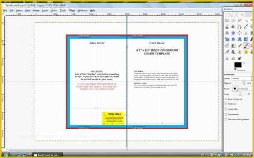 Gimp Templates Free Of How to Make A Createspace Cover Using Gimp