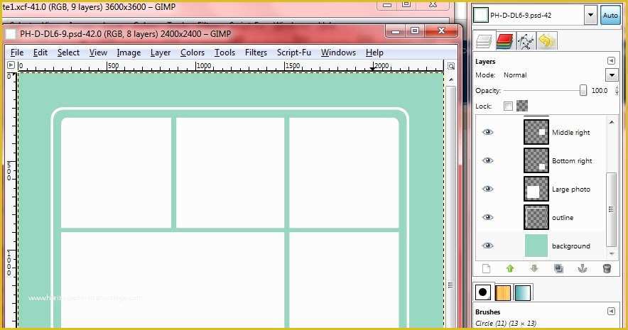 Gimp Templates Free Of Tarkheena Crafts Tutorial Using Shop Templates In Gimp