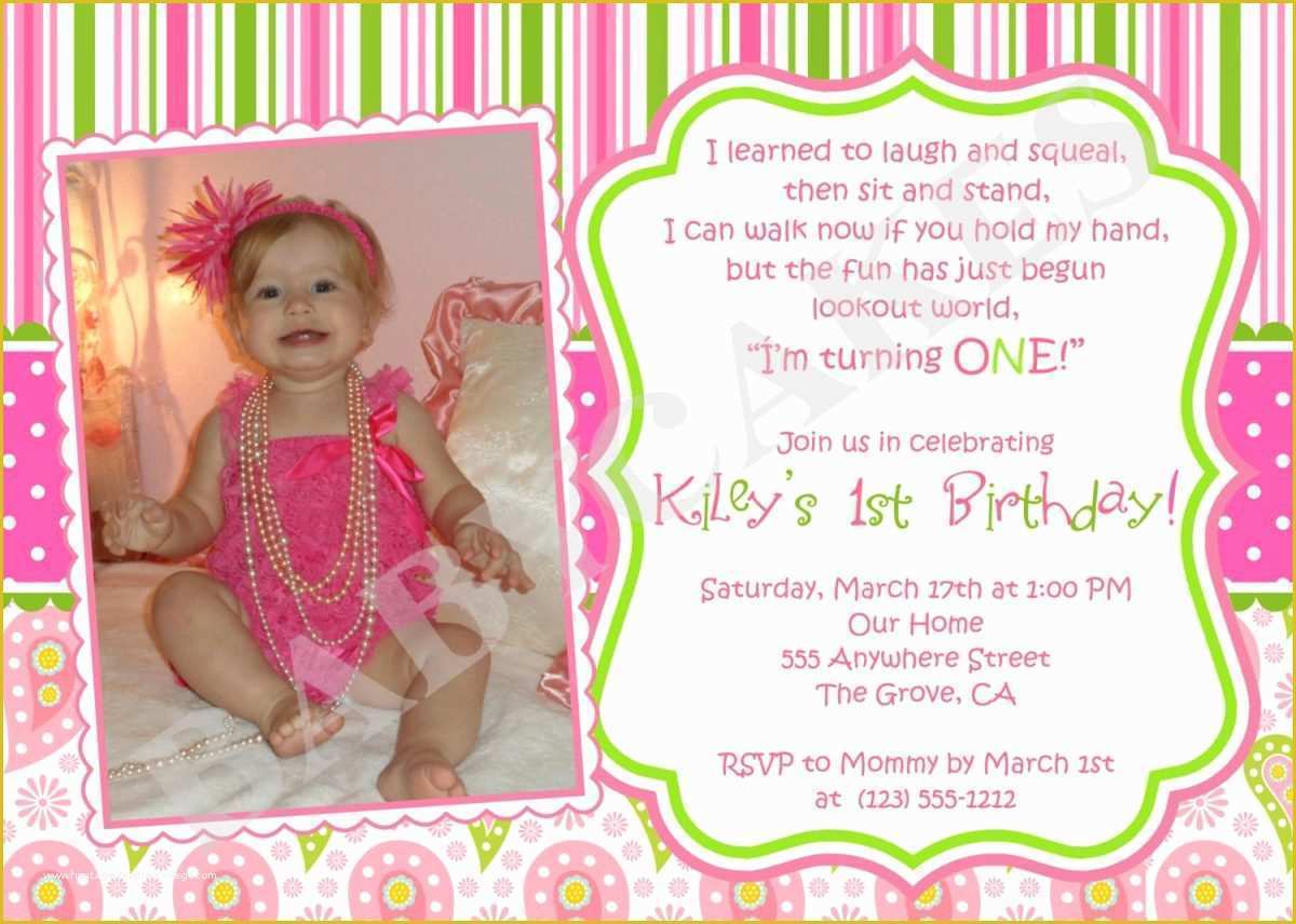 Girl Birthday Invitations Templates Free Of 7th Birthday Invitation