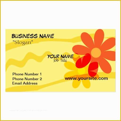 Girly Business Cards Templates Free Of Flower Girly Business Card Template