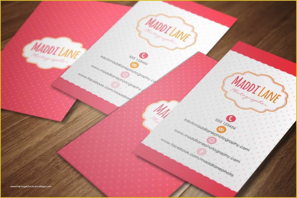 Girly Business Cards Templates Free Of Girly Business Card Template Business Card Templates