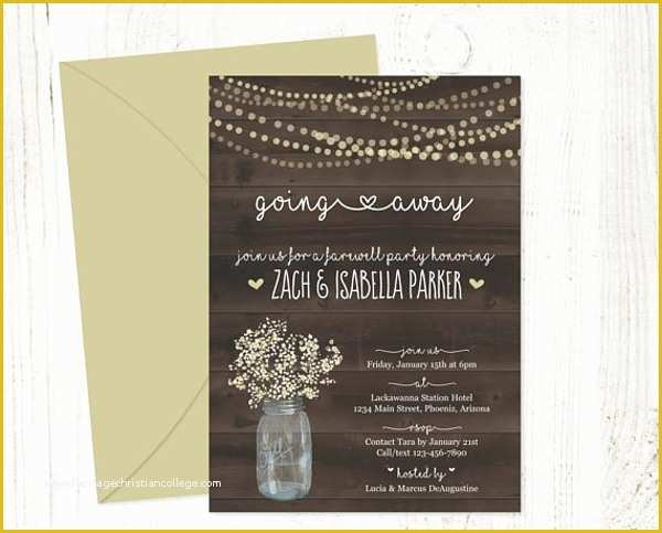 Going Away Flyer Template Free Of 12 Going Away Party Flyer Designs &amp; Templates Psd Ai