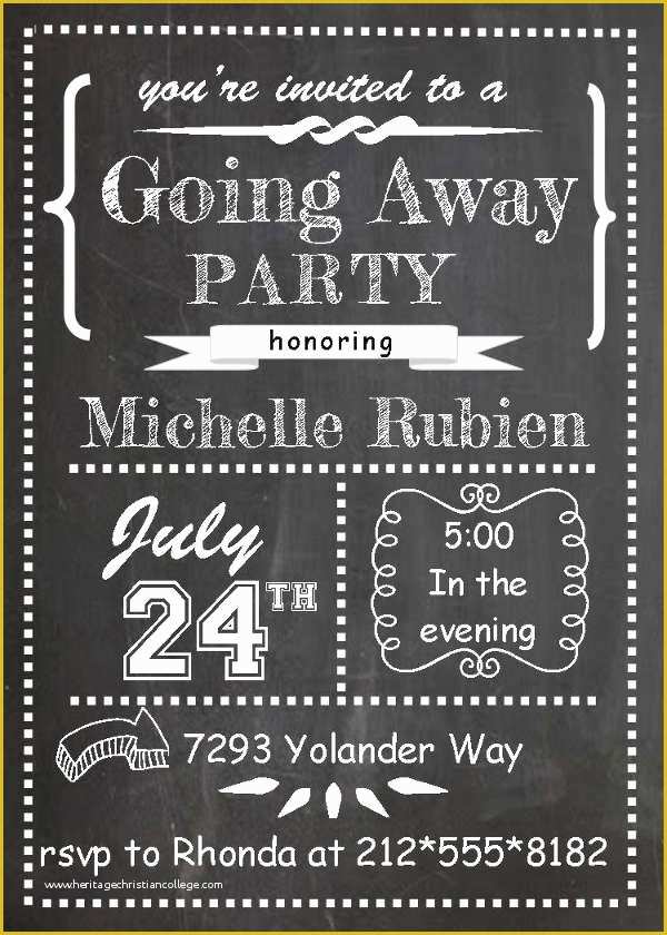 Going Away Flyer Template Free Of 70 Party Flyers Psd format Download