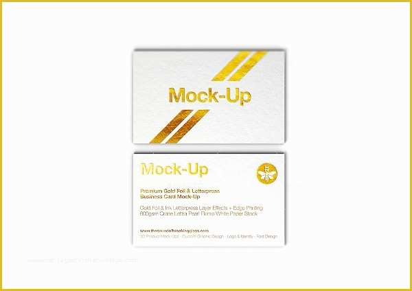 Gold Business Card Template Free Of 19 Gold Foil Business Cards Free Psd Ai Eps format