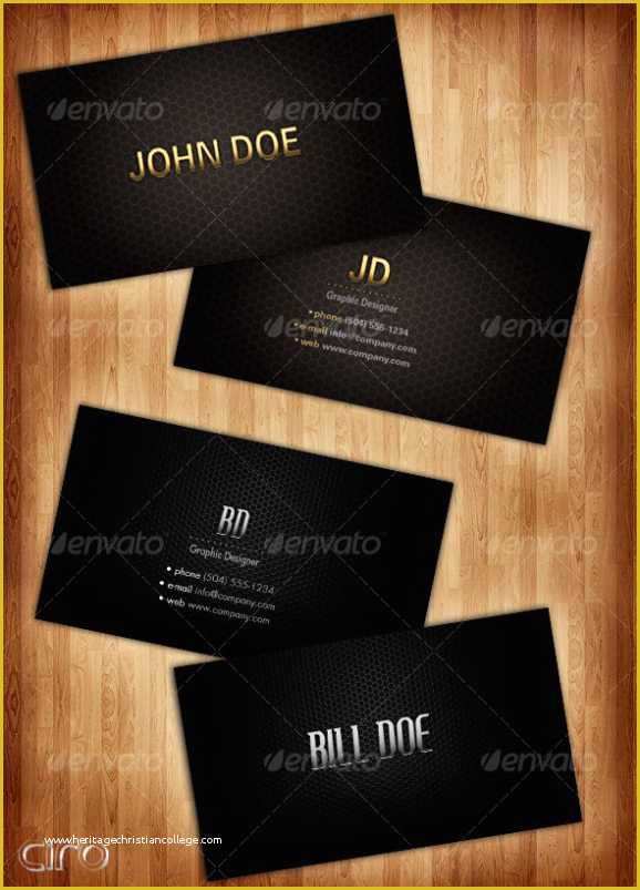 Gold Business Card Template Free Of 25 High Quality Professional Business Cards
