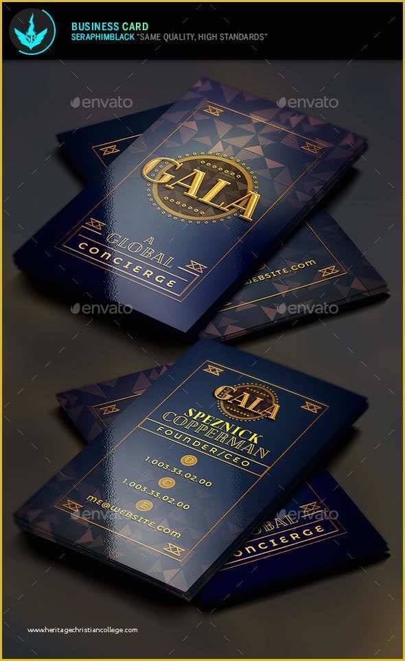 Gold Business Card Template Free Of Gold Art Deco Business Card Template by Seraphimblack