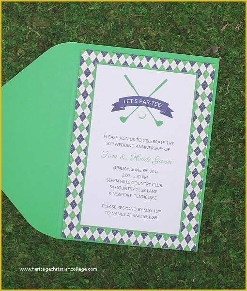 Golf Party Invitation Template Free Of Golf Clubs Invitation Template – Download & Print