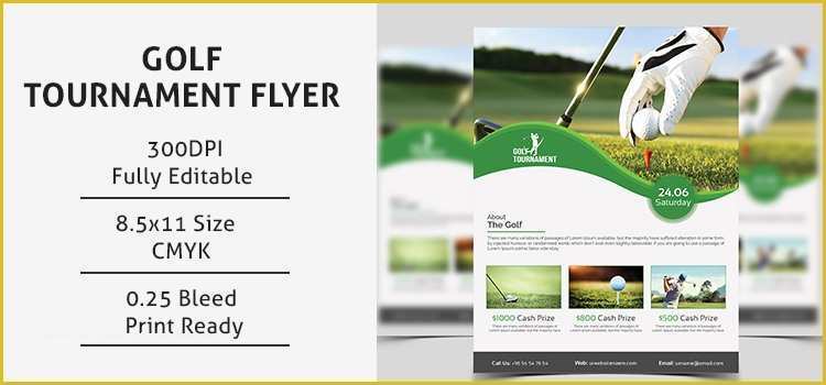 Golf tournament Flyer Template Download Free Of Golf tournament Flyer