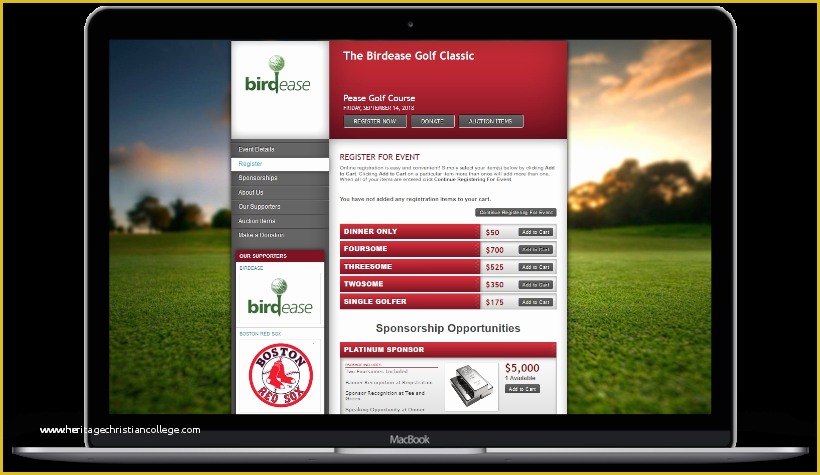 Golf Website Template Free Of Birdease