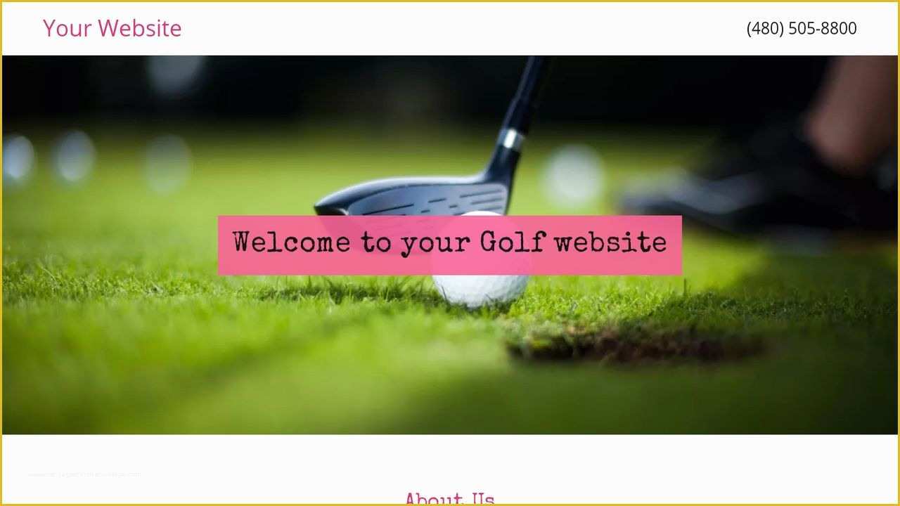 Golf Website Template Free Of Golf Website Templates