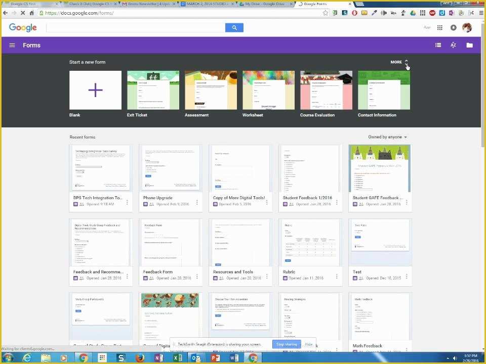 59 Google forms Free Templates