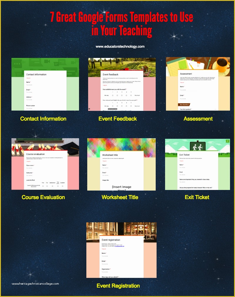 Google forms Templates Free Of 7 Great Google forms Templates to Use In Your Teaching