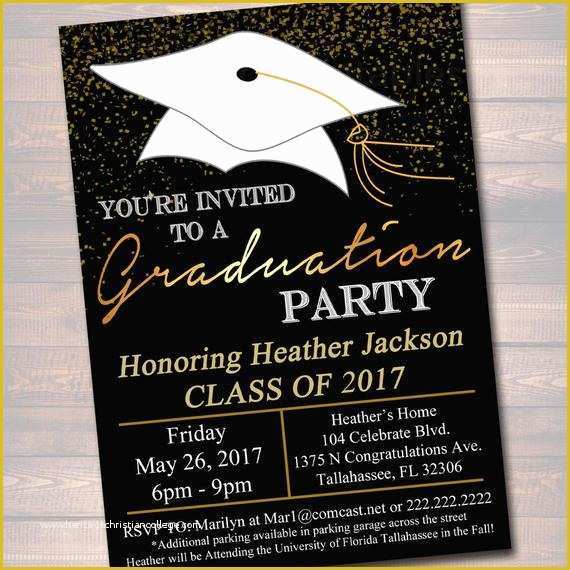 Graduation Dinner Invitation Template Free Of Editable Graduation Party Invitation High School Graduation