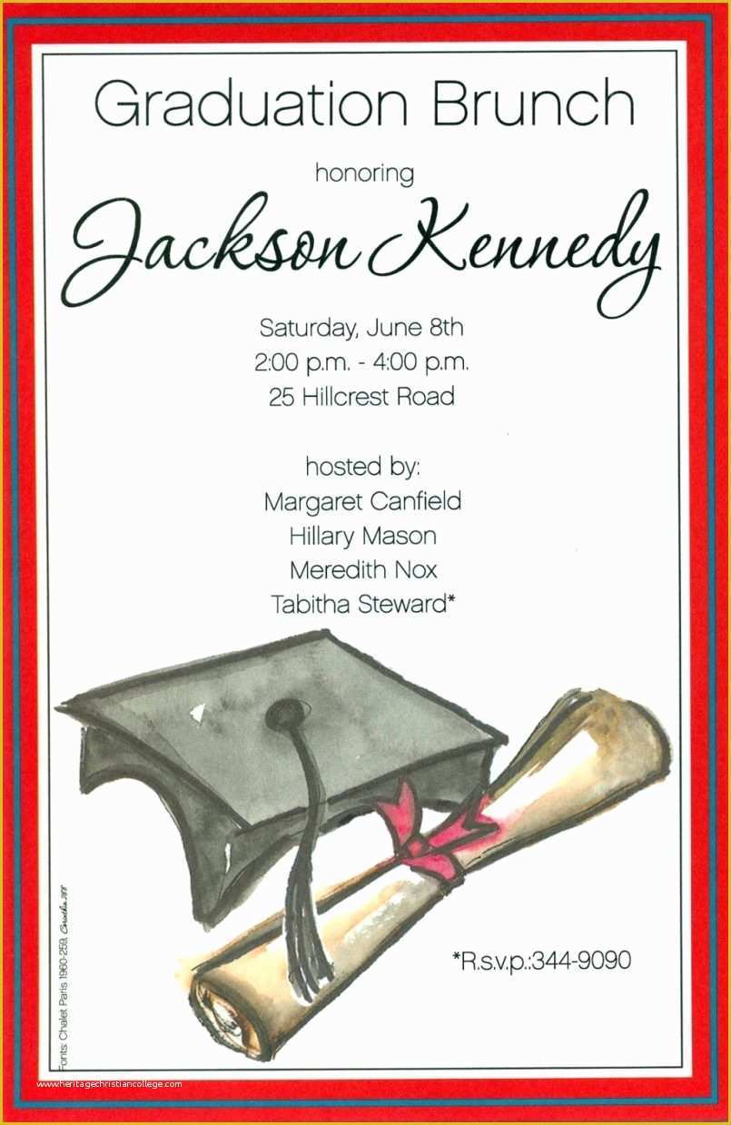 Graduation Dinner Invitation Template Free Of Graduation Dinner Invitation