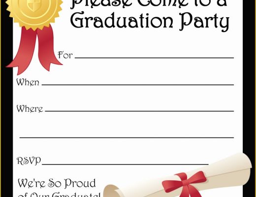 Graduation Dinner Invitation Template Free Of Graduation Invitation Templates