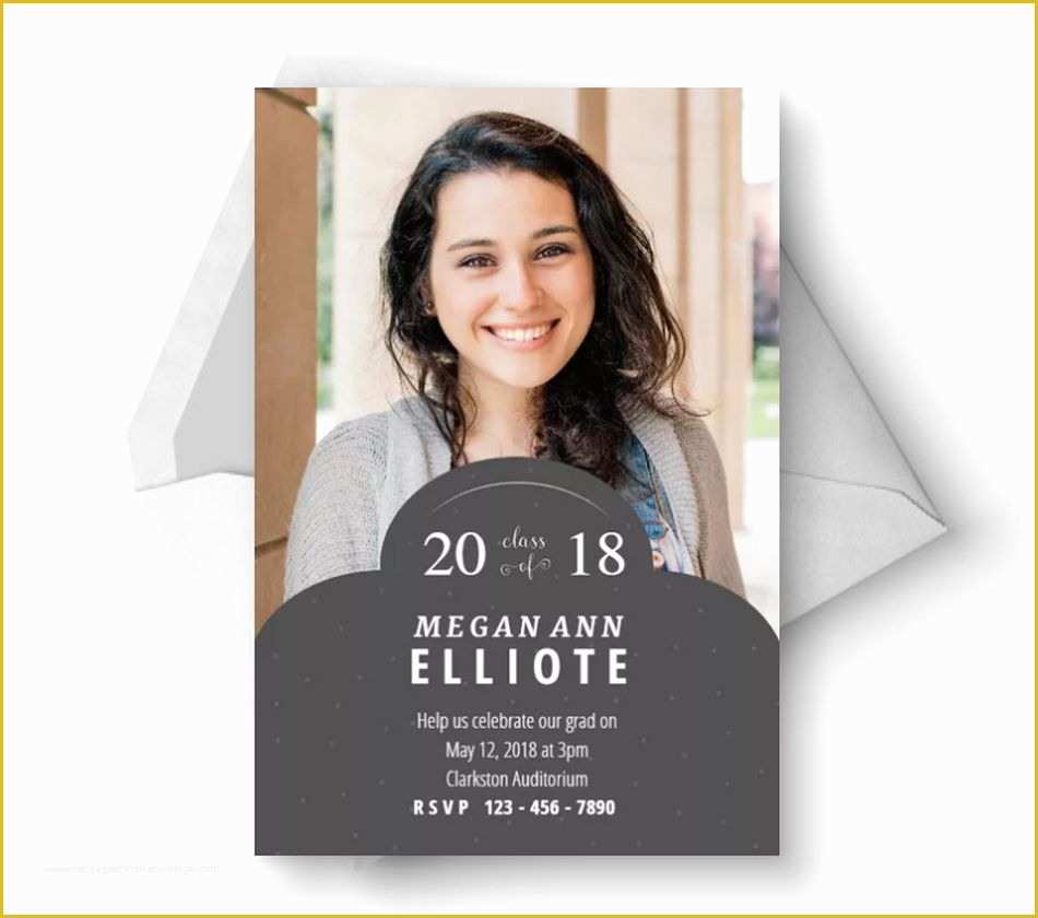 Graduation Invitation Card Template Free Download Of 19 Free Printable Graduation Invitations Templates