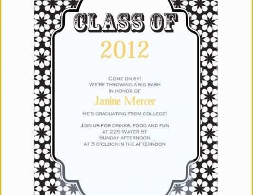 Graduation Invitation Templates Free Download Of 7 Graduation Invitation Templates