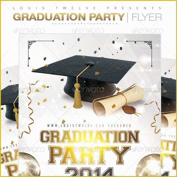 Graduation Invitation Templates Free Download Of Graduation Party Flyer Template Yourweek Dbb722eca25e