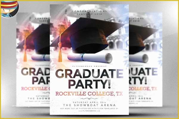 Graduation Party Flyer Template Free Of 19 Graduation Flyer Templates Free Word Psd Eps